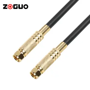 Metal Triple Shielded Rated Gold Plated Connectors Digital Audio Video Coaxial Cable