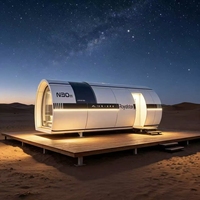 Maison conteneur modulaire préfabriquée en acier Royalstar N30 au design moderne pour hôtel de site touristique et salon