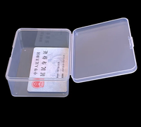 Boîte en plastique semi-transparente avec couvercle, boîte de rangement en plastique personnalisée avec couvercle à clipser, prix de gros d'usine