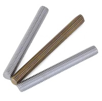 High Strength Carbon/Stainless Steel Fully Threaded Rods 8.8/10.9/12.9 Zinc Plated/Polished/Black Finish DIN ASTM Standard