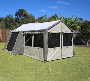 <b>Large</b> <b>Tents</b> Camping Outdoor Big Sizefamily Camping <b>Tent</b> One Room and One Hall LD-480 Glamping Camping <b>Tent</b> LD-480 - Product Image 5