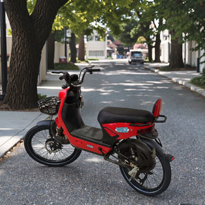 Vélo électrique urbain 750W 48V, cadre en acier, moteur <span class=keywords><strong>sans</strong></span> balais avec écran numérique et <span class=keywords><strong>assistance</strong></span> au pédalage, porte-bagages – Pneus larges pour adulte - Product Image 3