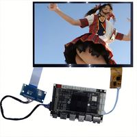Layar Sentuh LVDS 10.1 Inci 1280x800 Tahan Suhu Lebar -40C hingga 85C Anti-Guncangan untuk Infotainment Mobil Industri