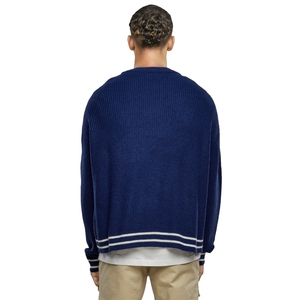 Maglioni da uomo con LOGO personalizzato stile ricamato in maglia <span class=keywords><strong>Cardigan</strong></span> cotone misto lavorato a maglia con bottone <span class=keywords><strong>Cardigan</strong></span> maglione per uomo - Product Image 2