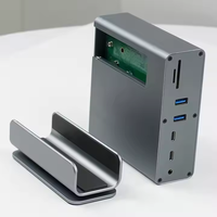 Adaptateur multiport pour station d'accueil USB-C 16-en-1 avec double HDMI/DisplayPort 4K 7 ports USB 100W PD Audio SD TF Support USB Hubs