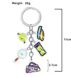 2025 nouveau Offre Spéciale haute qualité sport acrylique porte-clés Tennis cadeaux promotionnels sac cintre pièce prêt à expédier - Product Image 5