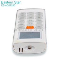 Télécommande de climatisation ES-AC022-D NOUVELLE en ABS et silicone pour LG AKB75215401 AKB74955605 Télécommande de climatisation infrarouge 18 touches