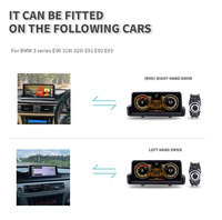 Layar Sentuh Multimedia Mobil Android 15 untuk BMW Seri 3 E90 E91 E92 E93 Sistem Android Auto Wireless Carplay Radio GPS Head Unit