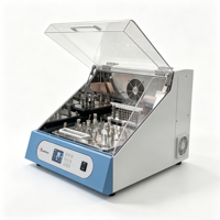 Mini Incubadora Orbital de Sobremesa CE, Incubadora Digital con Agitación para Cultivo Celular, Pantalla LCD, Velocidad Ajustable 30-600 rpm, Compacta para Laboratorio