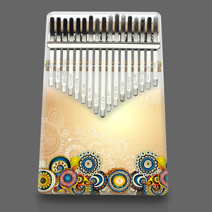 Best-seller per principianti strumento musicale-17 toni portatile colore Kalimba Finger Piano - Product Image 2