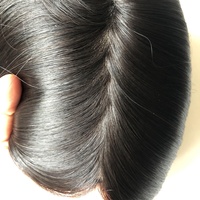 TP37 Stock bereit, jungfräuliches menschliches Haar Seide Basis Lady Topper natürliche Farbe und 613 blonde 7x8 Frau Toupet Seide Top zu versenden