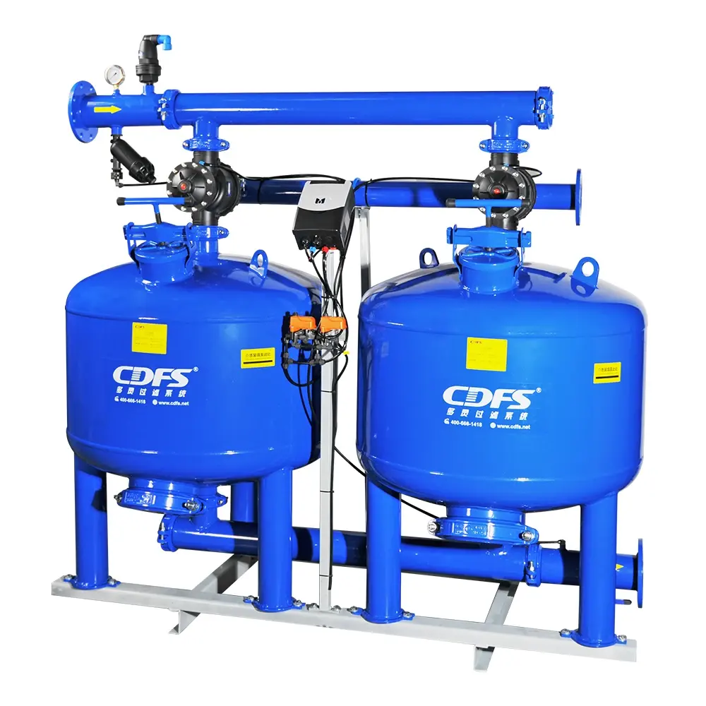 Filtro de irrigacao Para Agua de POCO Como escolher UM filtro de areia E cascalho Azul Para irrigacao eficiente