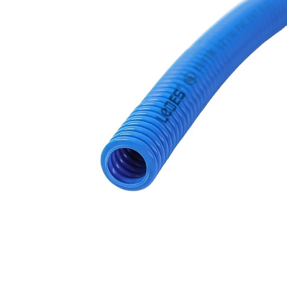 Certified Blue PVC Non Metallic Liquid Tight Flexible Conduit V0 Fire ...