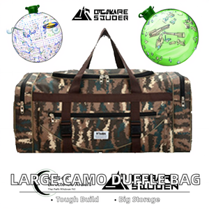Sac de voyage tactique unisexe grande capacité, imperméable, pour la chasse en plein air, nouvelle tendance camouflage, fermeture éclair antivol - Product Image 3