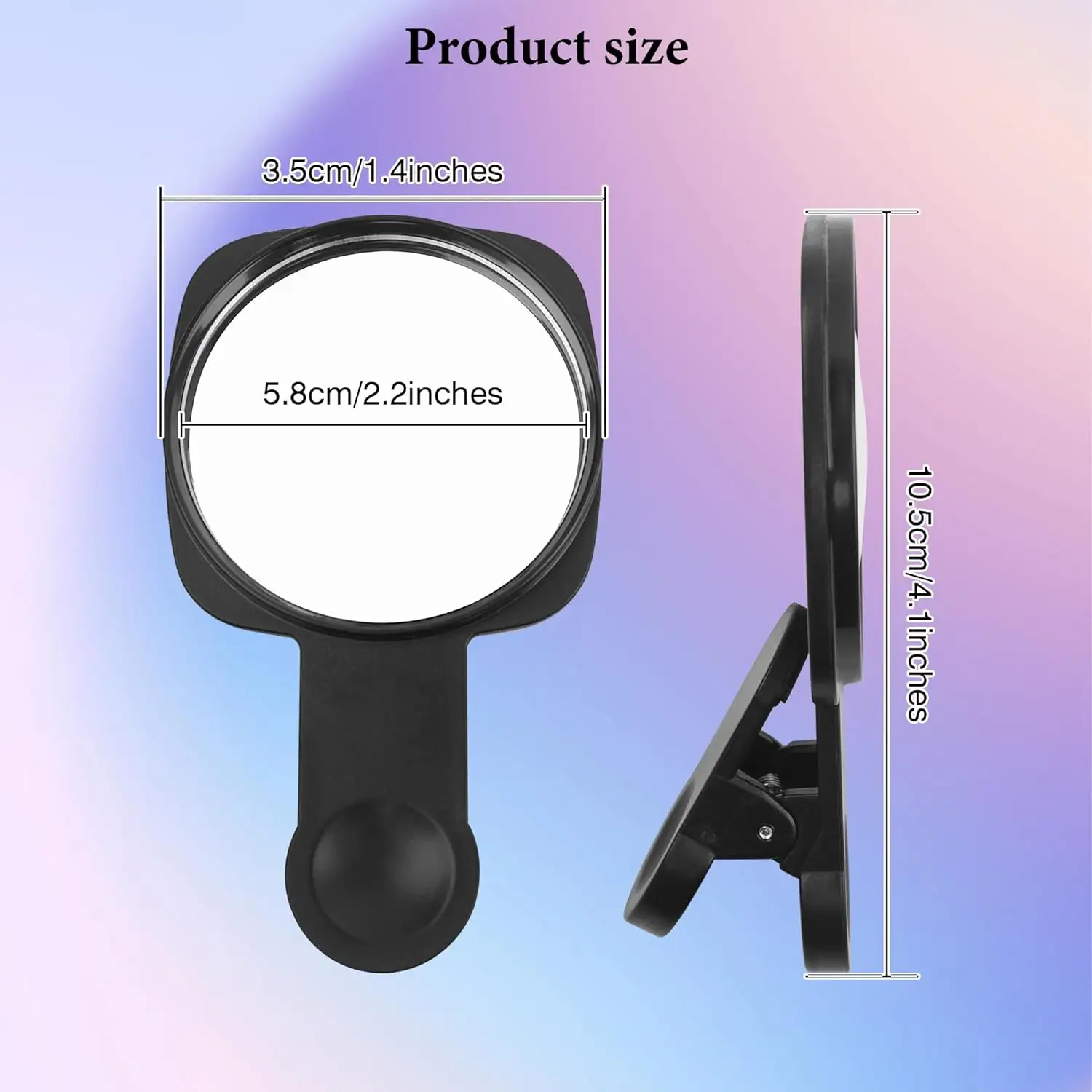 Kit Miroir Réfléchissant Clip Smartphone – Prise De Vue Réflexion Parfaite, Réglable & Compact Pour IPhone & Android