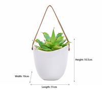 Vente en gros orchidée extérieur bureau plante fait à la main Pot de fleur en terre cuite pour plantes en plein air