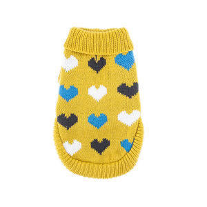 DS-001B klassische süße moderne Hunde kleidung für Haustiere Baumwoll strick pullover Jacken für Feiertage-Chinesisches Neujahr und Halloween - Product Image 3