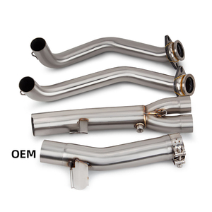 Modification d'échappement de moto, tuyau de liaison avant en acier inoxydable compatible avec le silencieux d'origine pour <span class=keywords><strong>Honda</strong></span> XL750 <span class=keywords><strong>Transalp</strong></span> <span class=keywords><strong>750</strong></span> CB750 Hornet - Product Image 6