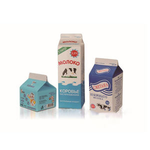 Özel sürdürülebilir 250ml 500ml 1000ml aseptik sıvı suyu Gable üst karton süt paketi kağit kutu ambalaj - Product Image 1
