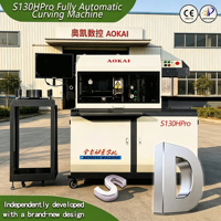 Máquina de Doblado de Letras en 3D CNC Automática de Alta Precisión AOKAI, con Motor y Control PLC, para Placas de Acero Inoxidable y Aluminio
