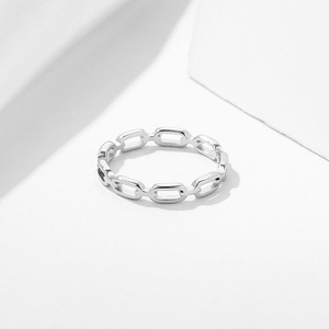 Novo Anel de Aço Inoxidável e Titânio com Lâmina de Corte, Estilo Hip Hop, Ouro Rosê, para Homens e Mulheres Modernos - Product Image 6