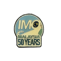 Logo personnalisé, fermoir papillon 2D 3D en métal émaillé or et argent, style antique et moderne, pour fabricant de badges