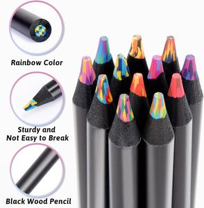 Fournitures scolaires colorées pour la rentrée : Crayons de dessin multicolores, articles tendance, cadeaux de Noël - Product Image 2