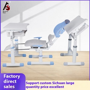 Juego de mesas reclinables modernas para siesta, escritorio y silla escolar para niños para el almuerzo, Material metálico de comercio exterior al por mayor - Product Image 5