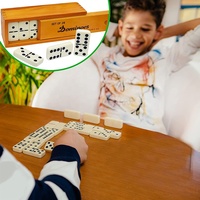 Ensemble de dominos pour adultes, jeux de société classiques, dominos Double 6 pour les jeux de famille, Double Six dominos Standard