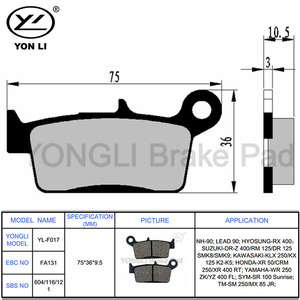 ผ้าเบรกมอเตอร์ไซค์คุณภาพสูง ผลิตตามสั่ง สำหรับ HONDA XR650L/<span class=keywords><strong>NSR50</strong></span>/DREAM 50R สภาพใหม่ - Product Image 6