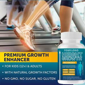 קפסולות גובה מותאמות אישית של יצרן ציוד מקורי עם ויטמין D וסידן לשיפור צפיפות העצם ותוסף תזונה למפרקים לילדים - Product Image 4