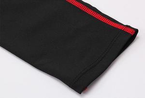 Otoño Invierno hombres cuello alto Fitness deportes correr sudadera elástica secado rápido manga larga Camiseta patrón sólido - Product Image 4