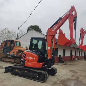 Mini-excavatrice KX057-4 de 5 tonnes, prix bas, haute qualité, système hydraulique, moteur d'origine, PLC, bon état d'occasion - Product Image 5