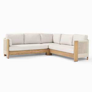 Juego de Muebles de Jardín de Alta Calidad, Sofá Modular Seccional de Teca para Patio Exterior - Product Image 2
