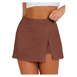 Women Tennis Skirt High Waist Sports Skirt Gym Fitness Running Skirt <b>Shorts</b> - Product Image 3
