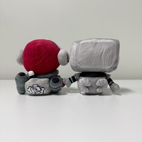 Peluche robot Killdroid de dessin animé en coton et polyester, jouet de merchandising de jeu, cadeau unisexe pour enfants de 5 à 7 ans, idéal pour les fêtes