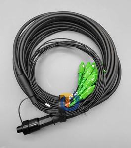Mini SC MPO Zu 12 SC/APC Glasfaserkabel 5.0mm monomode LSZH Typ a 15 mètres pour centre de données FTTH FTTB 5G BBU RRU - Product Image 2