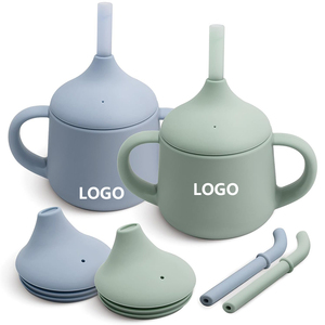 Vaso de Silicona para Bebés, Libre de BPA, Personalizado de Fábrica, Vaso para Niños Pequeños, Vaso para Comer, Juego de Vajilla Infantil, Regalo - Product Image 1