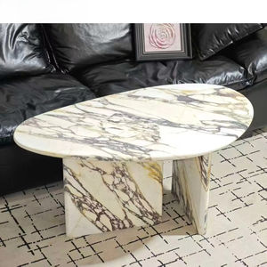 Dalles de marbre Calacatta Viola italien de qualité supérieure pour table basse en marbre personnalisée, socle, dessus - Product Image 1