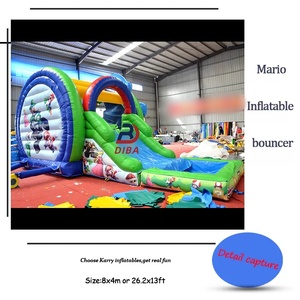 Nouveau design Mario dessin animé château <span class=keywords><strong>gonflable</strong></span> videur <span class=keywords><strong>gonflable</strong></span> château sautant <span class=keywords><strong>gonflable</strong></span> toboggan à bas prix pour la location commerciale - Product Image 4