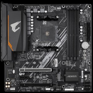 เมนบอร์ด B550M AORUS ELITE Little Sculpture DDR4 รองรับการ์ดจอแบบดูอัลแชนแนล รองรับโปรเซสเซอร์ R5 5600/R7 <span class=keywords><strong>5700X</strong></span> สำหรับเดสก์ท็อปรุ่นใหม่ - Product Image 3