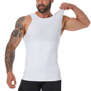 Camiseta de Compresión Transpirable para Hombre, Estilo Piel de Tiburón, Moldeadora, Adelgazante, para Entrenamiento, Doble Capa, Corrección de Postura - Product Image 2