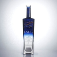 Maßgefertigte Mattierte Spirituosenglasflasche 700ml 750ml 1L Konische Spirituosenbehälter für Gin Rum Tequila Wodka Verpackung