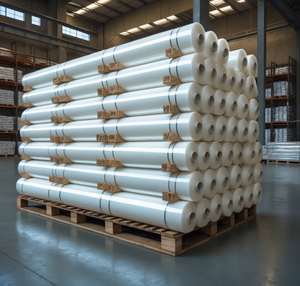 2x50m Weiche Lebensmittelgeeignete Transluzente Blasformfolie aus Polyethylen für Bau und Feuchtigkeitsschutz - Product Image 5