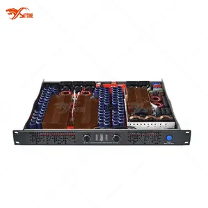 Amplifier Daya Digital 1U Profesional, Penguat Daya Digital 2X4800W Tegangan Tinggi