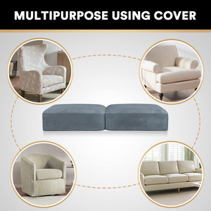 Housse de coussin de canapé moderne en velours épais, extensible, imperméable, antidérapante, résistante aux taches, lavable, entièrement enveloppante pour tous - Product Image 3