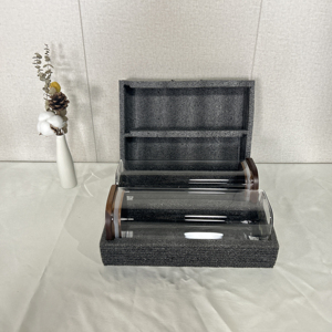 低最小起订量2pc套装加厚方形大玻璃罐，带相思盖，用于食品储存 - Product Image 6