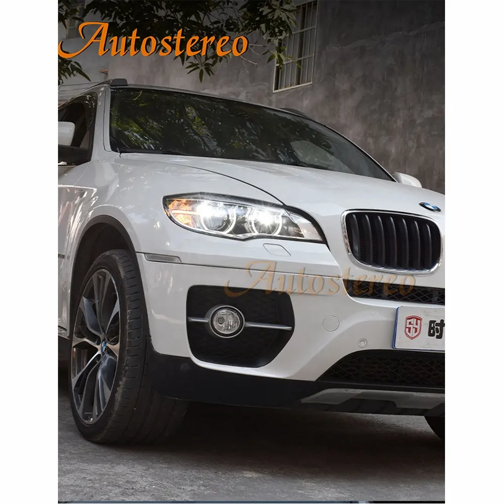 BMW X5 E70用カーヘッドライトアセンブリ2008-2013フロントランプ高品質ライトLEDレトロフィットアセンブリターンシグナルオートアクセサリー