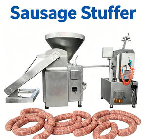 Équipement de ligne de production de viande de poulet pour la fabrication de saucisses, avec <span class=keywords><strong>poussoir</strong></span> à saucisses et ensacheuse en plastique - Product Image 1