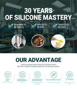 Nhà Máy Giá Dài Xử Lý Silicone Thìa Biểu Tượng Tùy Chỉnh Jar <span class=keywords><strong>Scraper</strong></span> & Baking Trộn Công Cụ Icing Frosting Dao Cho Tự Làm Nhà Bếp - Product Image 6